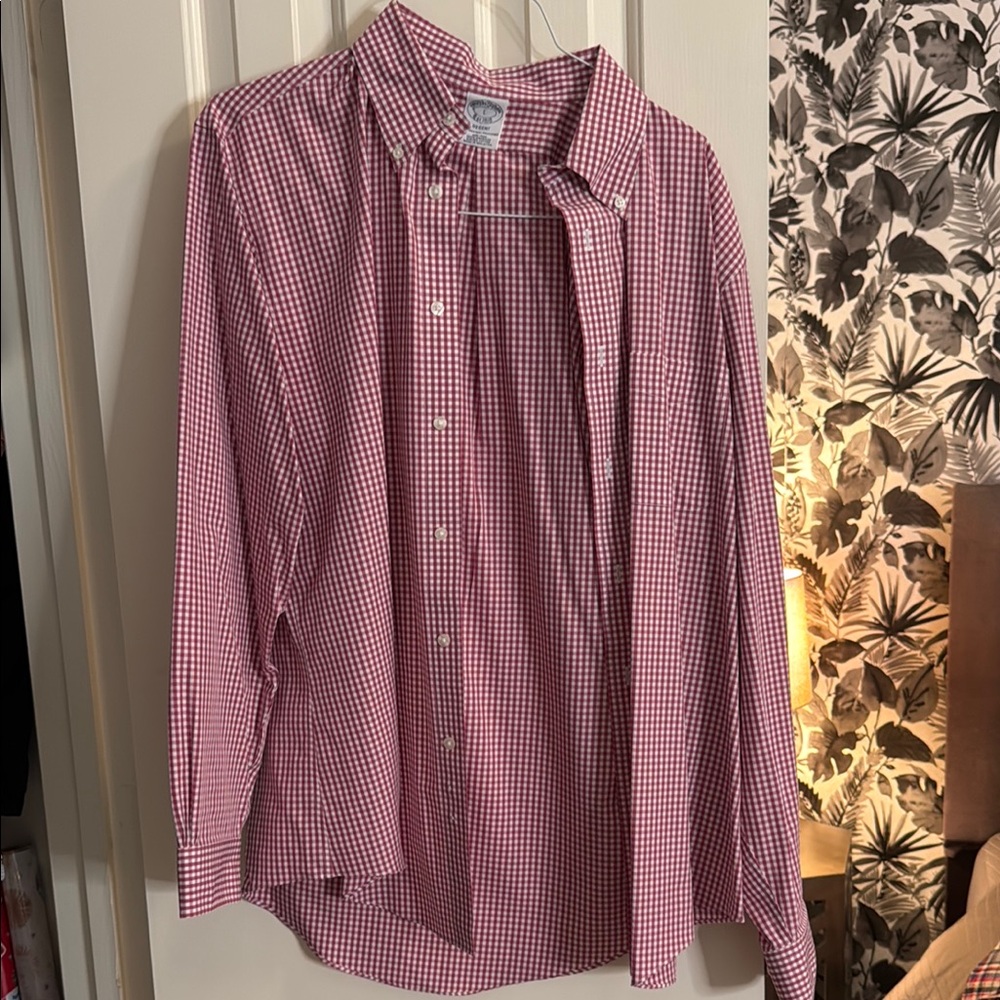 Men's Red Checkered Shirt